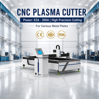 Desktop CNC-Plasmaschneidtisch 1325 63A 120A für Dünne Metallbleche und Schilderherstellung Direktpreis ab Werk CE ISO