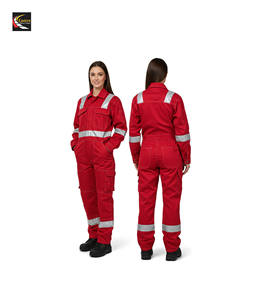 ชุดทำงานด้านความปลอดภัยในงานอุตสาหกรรมชุดหม้อไอน้ำสำหรับช่างทาสีน้ำมันและก๊าซสะท้อนแสงชุดทำงานโดยรวม - Product Image 1