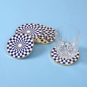 Best Theme Design Epoxy MDF Brass <b>Table</b> <b>Coaster</b> Best for Parties and Other Functions Tableware Decorative Beast Design <b>Coaster</b> - Product Image 5