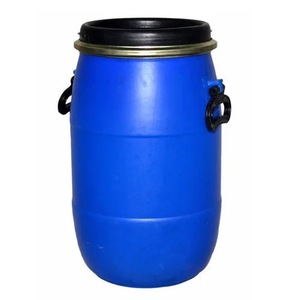 Baril en plastique HDPE bleu de qualité alimentaire 100L et fûts recyclables de seau en fer pour l'emballage alimentaire d'huile d'eau - Product Image 4