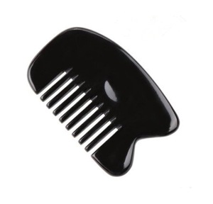 Masseur facial en corne de buffle, planche Gua Sha pour le lifting du visage et le grattage - Product Image 1