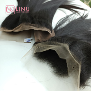 Mince HD Dentelle Frontale Fermeture Suisse Dentelle Frontale Vendeur Film Transparent En Gros 4x4 13x4 13x6 Personnalisé Chaud Cheveux Style Temps - Product Image 5