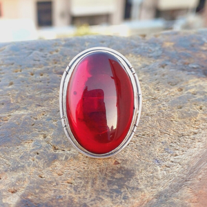 Top Quality Natural Garnet Gemstone 925 <b>Sterling</b> <b>Silver</b> <b>Men</b> Women <b>Ring</b> Jewelry Gift <b>for</b> Him Direct Factory Price - Product Image 1