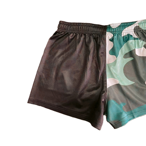 Shorts de rugby en coton à cordon de serrage, style streetwear, personnalisés, en tissu éponge, tie-dye, unisexe, pour hommes et femmes - Product Image 6