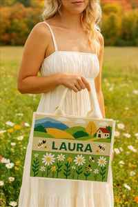 Bolso con cuentas personalizado, bolso de boda personalizado, bolso con cuentas florales, bolso de boda personalizado, regalo de dama de honor, bolso floral azul, - Product Image 2