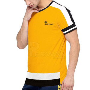 T-shirts sur mesure pour hommes Nouveau style confortable et respirant en polyester/coton en stock! - Product Image 2
