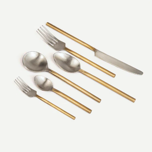 ชุดช้อนส้อมโลหะทำมือสำหรับงานแต่งงานร้านอาหารโรงแรมใช้ภายในบ้าน - Product Image 4