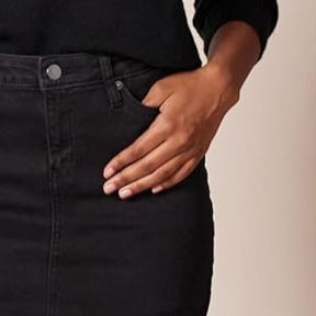 OEM taux bon marché nouvelle mode femmes jupe en jean Super qualité respirant logo personnalisé haut tendance jupe en jean avec léger - Product Image 4