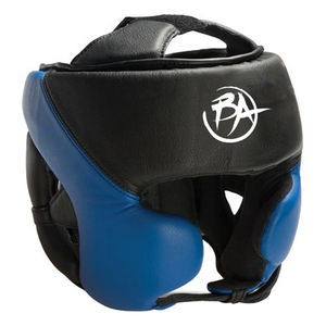 Protector de piel auténtica para la cabeza de boxeo, Protector de cabeza para casco de combate - Product Image 3