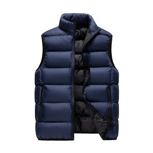 Haute Qualité À La Mode Hiver Vers Le Bas Puffer Gilet À Capuche Gilet Demi Veste Sans Manches pour Hommes Puffer Gilet pour Hommes - Product Image 2