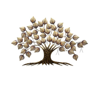 Arte de pared con marco de hoja de metal moderno y elegante para decoración interior y exterior personalizable y móvil fácil de colgar - Product Image 4