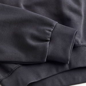 เสื้อสเวตเตอร์คอกลมแขนยาวผ้าฝ้ายระบายอากาศระบายอากาศได้ดีพิมพ์ลายกราฟิกสำหรับผู้หญิงเสื้อผ้าคอตตอนโอเวอร์ไซส์แบบกำหนดเอง - Product Image 4