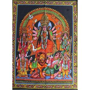 Tapiz Bohemio de Diosa India, Póster de Tela para Colgar en la Pared, Decoración de Pared con Dioses Hindúes, Mandala Navideño para Decoración del Hogar, Halloween - Product Image 6