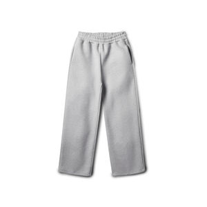 Fabricant de pantalons de survêtement évasés personnalisés Poids lourd 500 Gsm Pantalon de survêtement ample à jambe droite en éponge française pour hommes - Product Image 3