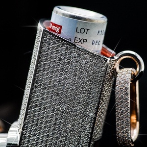 Hermoso collar con colgante de diamante de moissanita para regalo de boda y aniversario, joyería disponible a los mejores precios - Product Image 6