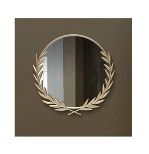 Espejo de pared de metal moderno de forma ovalada para hermosa decoración de pared moderna y elegante y decoración de uso de lavabo espejos sin óxido - Product Image 4