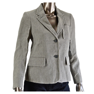 Blazer Clásico para Mujer, Estilo Ejecutivo, Cierre de Botón, Tela de Lana Peinada, Transpirable y Antiarrugas, para Trajes de Mujer - Product Image 5