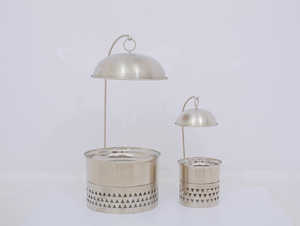 Venta caliente de alta calidad 304 cazuela de acero inoxidable calentador de alimentos plato para servir acabado plateado hogar restaurante cocina esmalte - Product Image 2