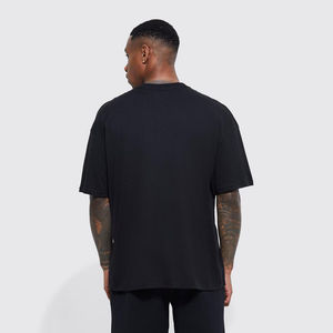 Camiseta de Alta Calidad 100% Algodón Ecológica de 220g para Hombre, Talla Grande, con Logotipo Personalizado e Impresión Puff, Transpirable, Antiarrugas y de Secado Rápido - Product Image 2