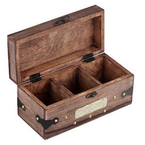 AVEC COMPTOIR Croissant Mosquée Cadeaux Sadaquah Box Ramadan Caisse en bois Eid Mubarak Tirelire Avec Comptoir - Product Image 1