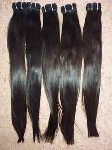 Extensiones de Cabello Virgen Remy Indio Sin Procesar, Doble Trama a Máquina, Color Natural, Extensiones a Granel - Product Image 2