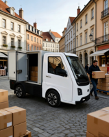 Petit camion électrique TEV haute efficacité pour le transport de marchandises de construction et agricoles
