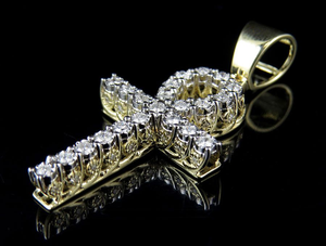 Haute qualité luxe hommes bijoux jésus chrétien pendentif 925 argent Sterling Moissanite diamant croix pendentif - Product Image 3