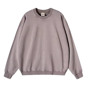 Fabricants de vêtements personnalisés 420g Streetwear Heavywieght Sweatshirt surdimensionné lavé à l'acide Sweatshirts - Product Image 6