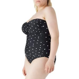 New Whole sale 2023 Custom Logo Women's <b>Tummy</b> <b>Control</b> Swimwear <b>Strapless</b> One Piece <b>Swimsuit</b> for Women - Product Image 3