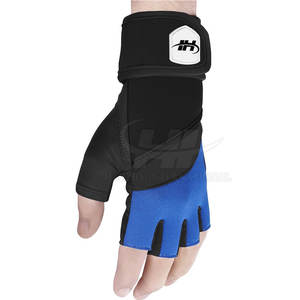 Leather Fitness <b>Gloves</b> for <b>Weight</b> Lifting with Anti-Slip Grip Sweat-Absorbent Flexible Design - Product Image 4