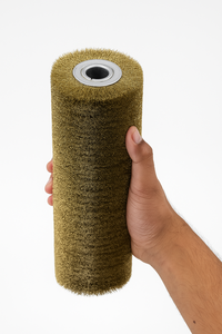 Brosse à rouleaux en fil de laiton de qualité supérieure pour le polissage ou le nettoyage et l'entretien des métaux, disponible au prix d'usine - Product Image 3