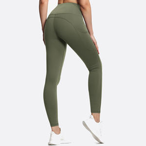 Leggings pour femmes à taille élastique fabriqués par des professionnels, leggings de yoga de haute qualité, dernier design, leggings personnalisés pour femmes - Product Image 2