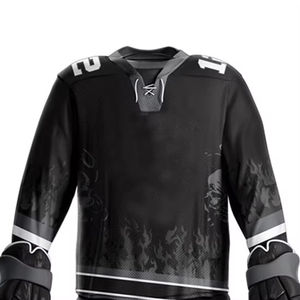 Uniforme de hockey sobre hielo con estampado de poliéster de alta calidad, al mejor precio uniforme de hockey sobre hielo, venta al por mayor, deportes de equipo de buena calidad - Product Image 4