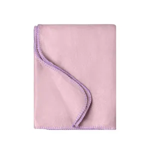 Couverture en polaire corail personnalisée 130x170 pour le merchandising - Product Image 3