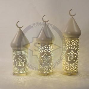 Eid Home Decor Brûleur d'encens en métal Artisanat Motif islamique Logo personnalisé Diffuseur d'encens décoratif en métal pays arabes - Product Image 3