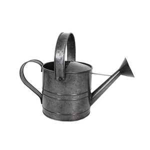 Bidon d'eau en fer galvanisé, arrosoir de haute qualité à l'aspect noir solide sans rouille avec design personnalisé - Product Image 3