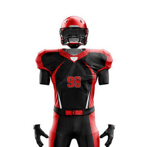 ชุดอเมริกันฟุตบอลคุณภาพสูงขายส่ง ระบายอากาศได้ดี ไซส์ใหญ่ แขนสั้น ปรับแต่งขนาดได้สำหรับกีฬา - Product Image 4