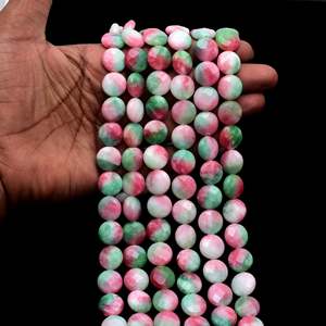 Chakralume Natural <b>Red</b> Round Onyx <b>Beads</b> 15 Inch Gemstone Strand for Jewelry Making Wholesale From Rajasthan - Product Image 2