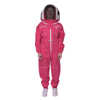 Combinaison de protection intégrale pour apiculteur avec voile de protection, légère, en coton, unisexe, pour adulte, respirante, durable, vert cendré