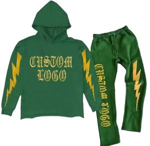 Sudadera con Capucha de Forro Polar de 300g, 100% Algodón, Diseño 2 en 1, Invierno, Unisex, Logotipo Personalizado, Ropa Deportiva, Ropa de Gimnasio, Chándal, Impresión 3D - Product Image 4