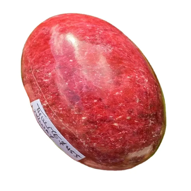 Natuurlijke Noordelijke Hoge Kwaliteit Thulite Lingam Crystal Hulite Polshed Shiva Lingam Voor Reiki Healing Meditatie Homedeocr Shiva