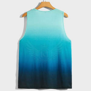 OEM hombres verano liso en blanco algodón chaleco camiseta sin mangas gimnasio ropa culturismo hombres camiseta sin mangas para la venta - Product Image 2