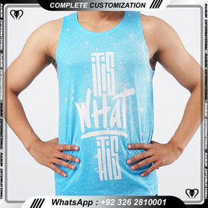 เสื้อกั๊กแขนกุดสำหรับผู้ชายเสื้อกั๊กภรรยายางยืดสำหรับยิมฤดูร้อน - Product Image 2