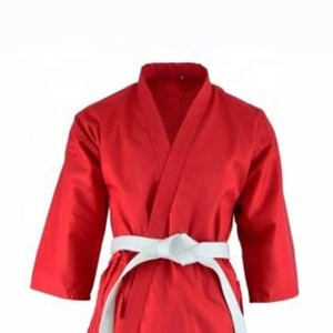 Uniforme de Karate Rojo de Último Diseño, 100% Algodón, Ligero, de Secado Rápido, Servicios OEM, Moda en Tendencia y Buena Venta - Product Image 3