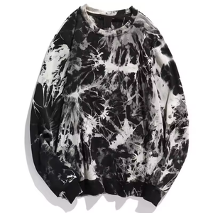 Pull-over en coton mélangé surdimensionné personnalisé, sweatshirts à manches longues, vêtements de sport en sublimation, imprimés pour l'hiver, sweat-shirts brodés - Product Image 2