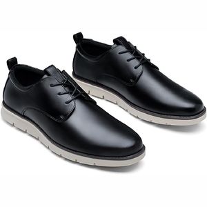 Nuevo 2025 Precio barato Diseños únicos Estilo de caminar Zapatos de cuero casuales italianos para hombres - Product Image 6