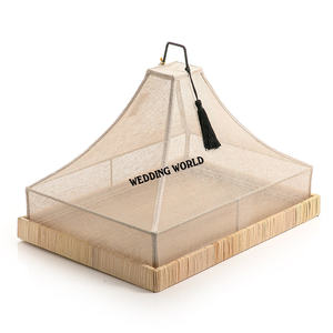 Round Rattan Tray With <b>Food</b> <b>Cover</b> High Quality Handmade Designer Platter Hot Selling Tabletop <b>Food</b> Supplies Rattan Tray - Product Image 2