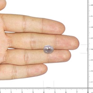 Perlas Sueltas Barrocas de Agua Dulce Ovaladas de Color Blanco Rosado Natural de 3.84 Quilates, Perla Basra, para Joyería - Product Image 3