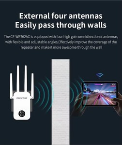Comfast CF-WR762AC Gigabit Dual-band không dây <span class=keywords><strong>Repeater</strong></span> 1200m tín hiệu Booster AP cho Cải thiện hiệu suất Router - Product Image 5