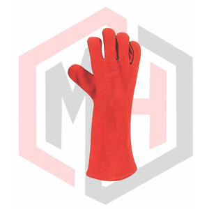 Guantes Industriales de Cuero con Palma Reforzada y Puño de Seguridad, 16 Pulgadas de Largo, 7 oz de Grosor, Antiestáticos y Resistentes a Desgarros - Product Image 3